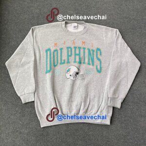 Vintage Miami Dolphins Sweatshirt, Vintage NFL Dolphins Football Unisex Shirt